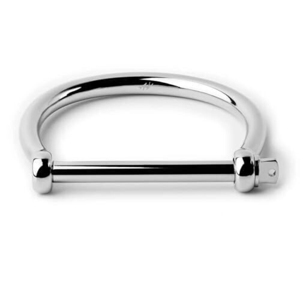 4060 Shackles Cuff Bracelet , 18K Gold Plated 316L Hypoallergenic Stainless
